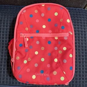Lands' End Kids' Pink Polka Dots lunchbox
